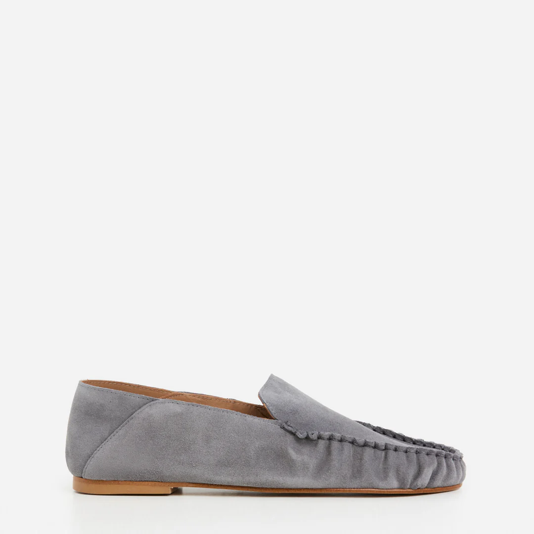 Bon Bon Suede Pearl Grey