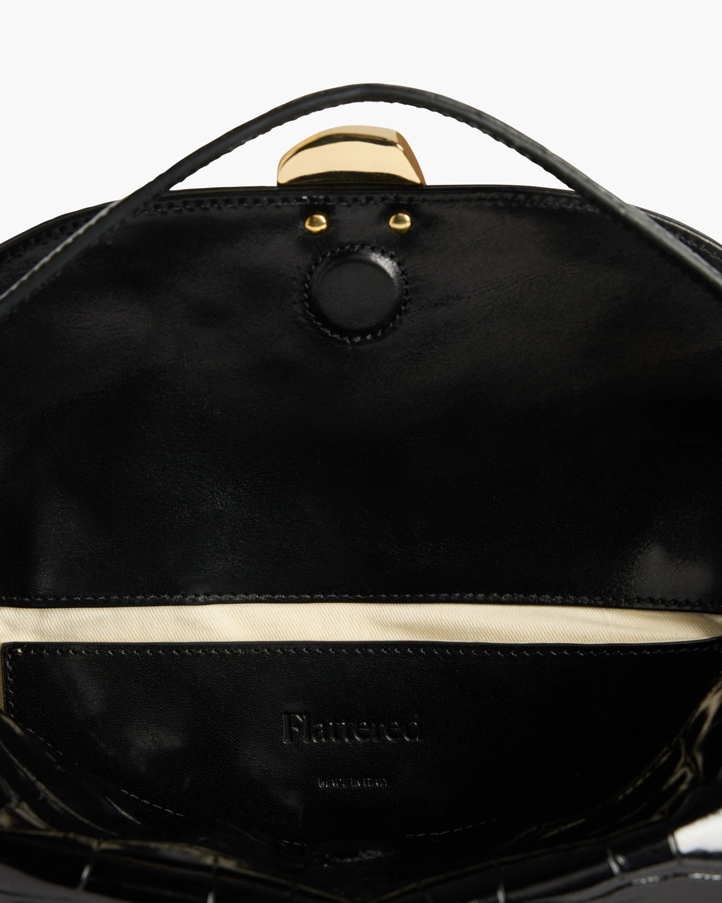 Hanna Grande Bag Leather Croco Black - Image 4