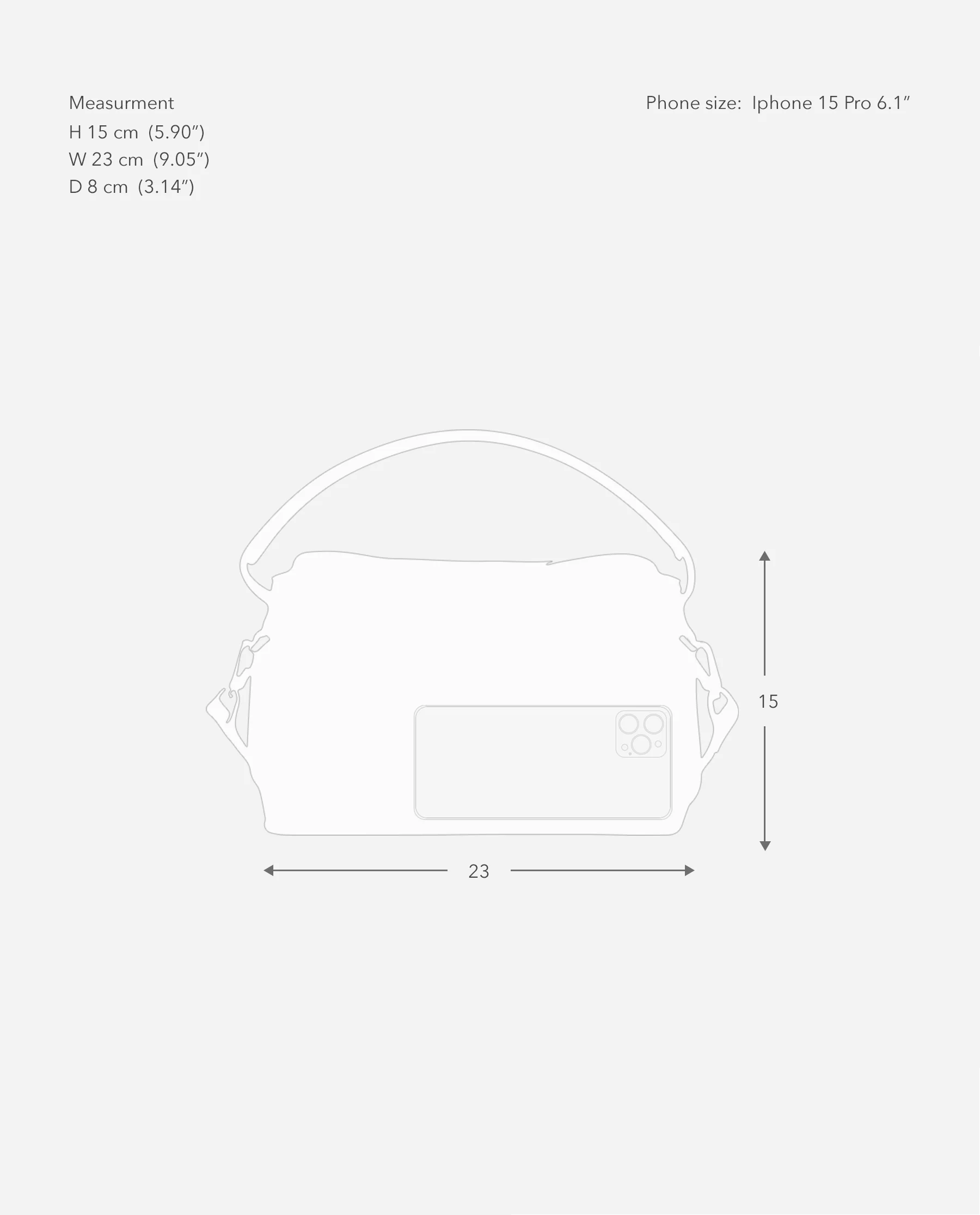 Hanna Mini Bag Grained Leather Creme - Image 5