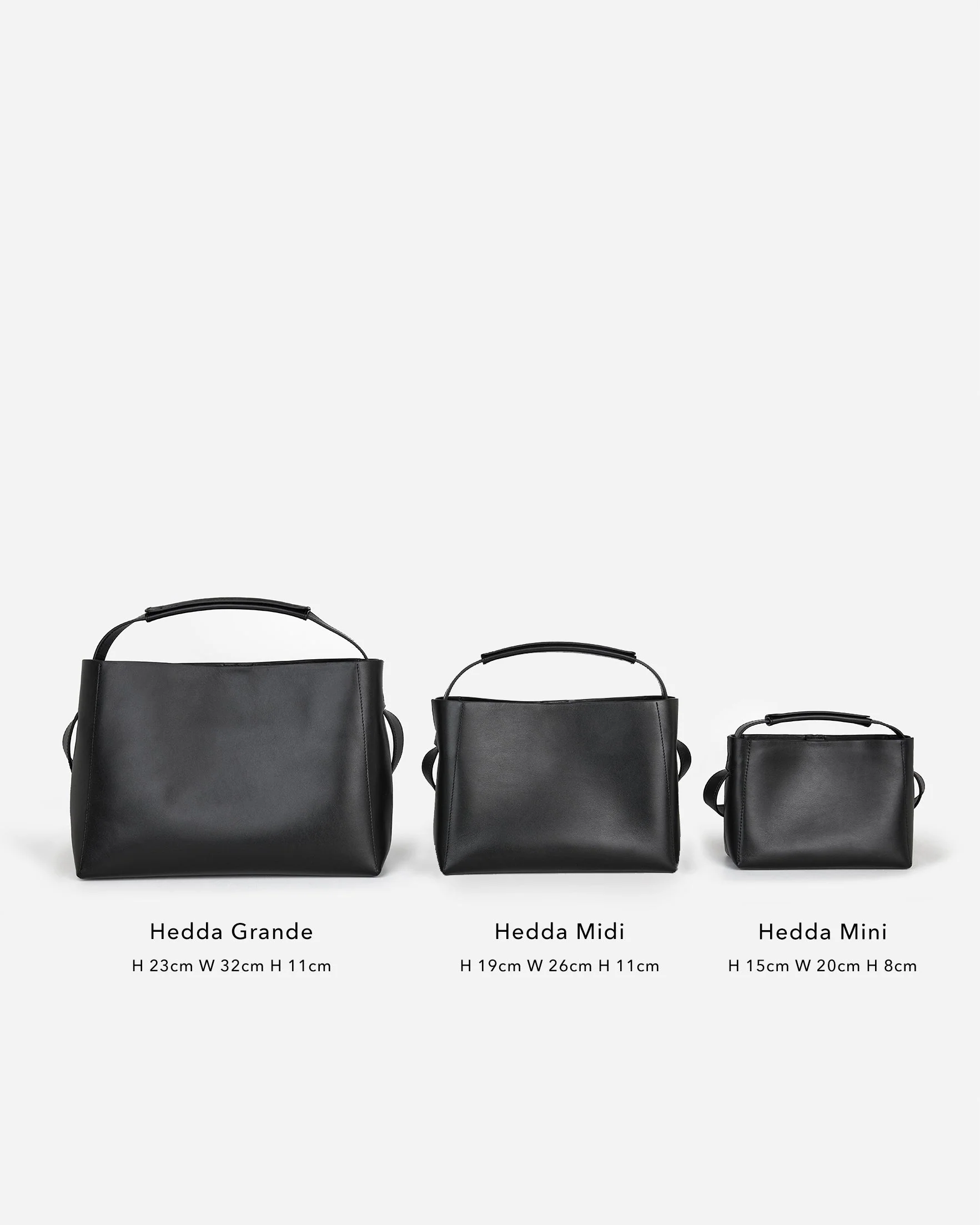 Hedda Grande Handbag Leather Black - Image 6