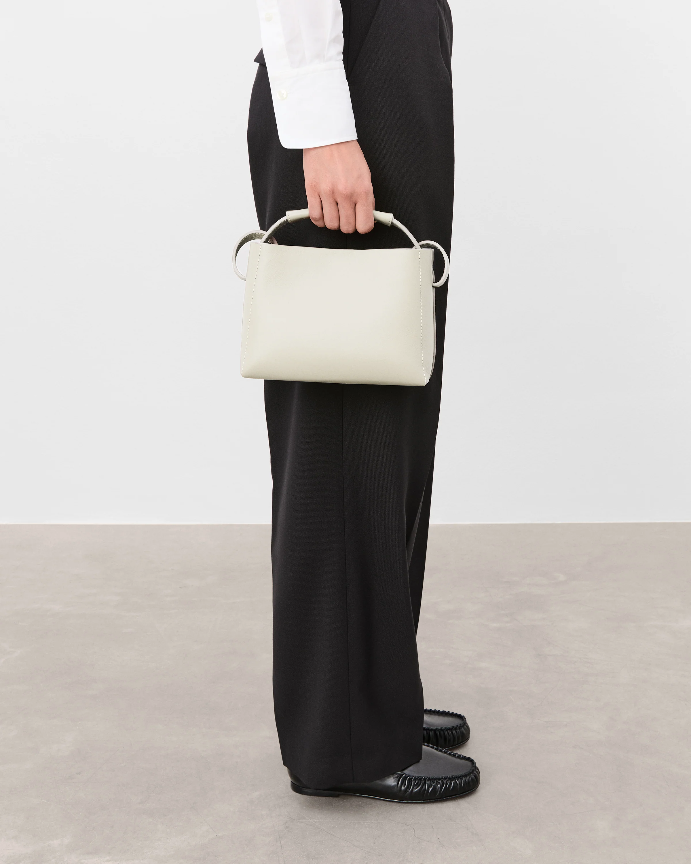Hedda Mini Handbag Leather Vanilla - Image 2