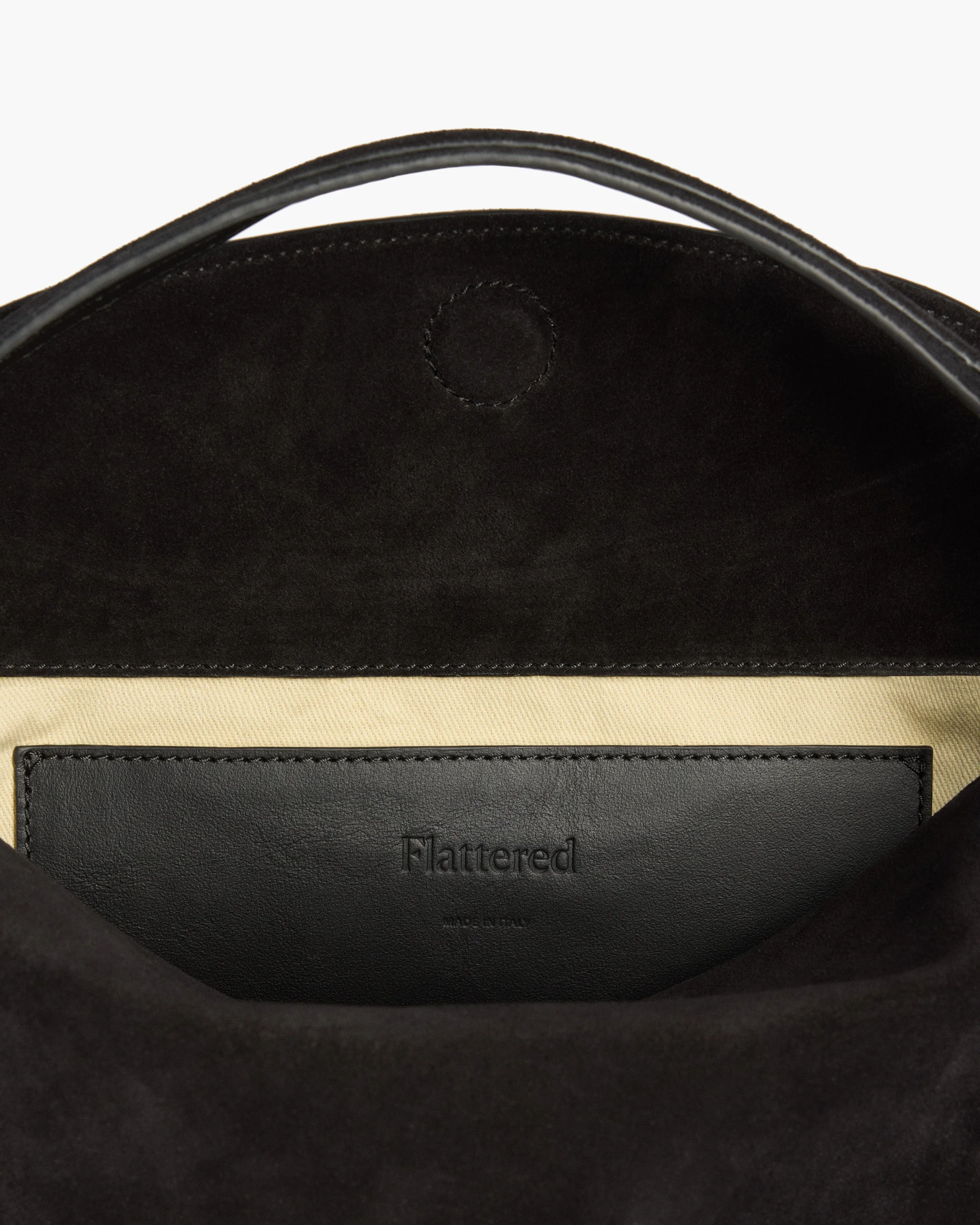 Helia Handbag Suede Black - Image 5