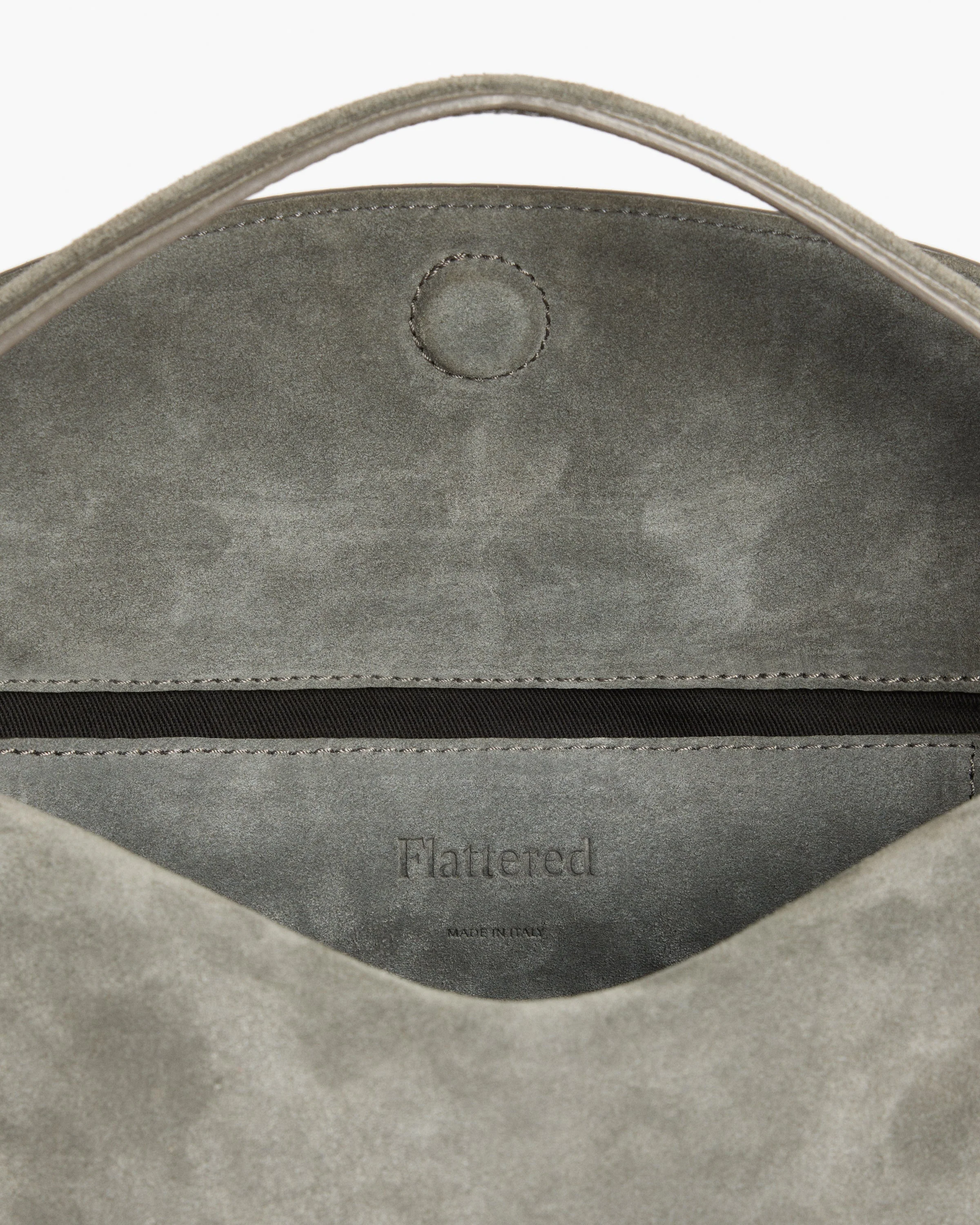 Hera Handbag Suede Grey - Image 4