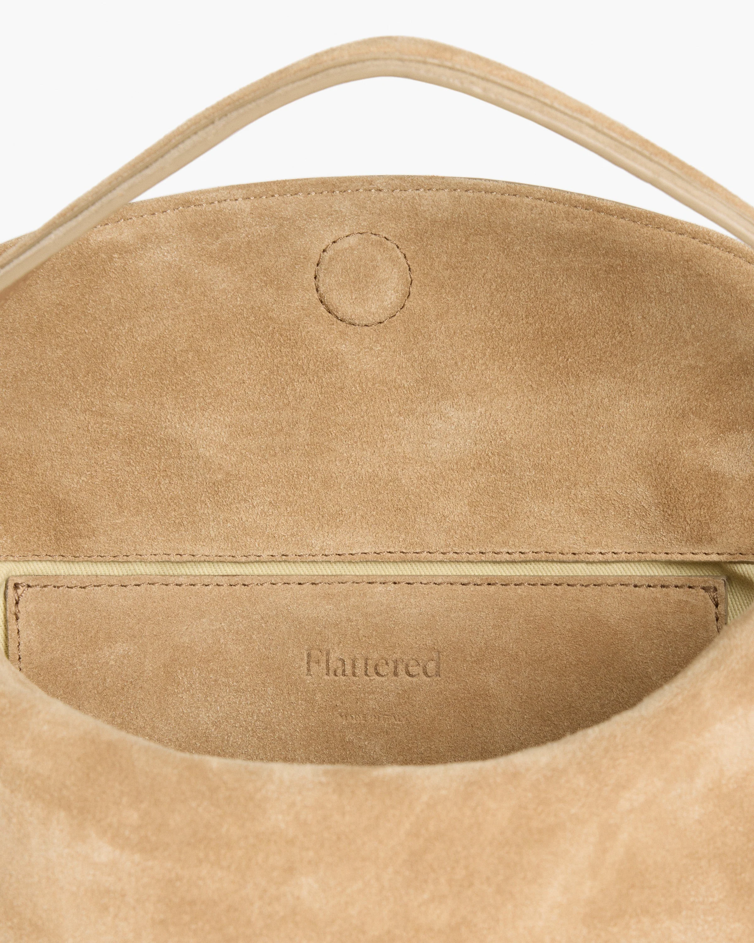Hera Handbag Suede Sand - Image 4