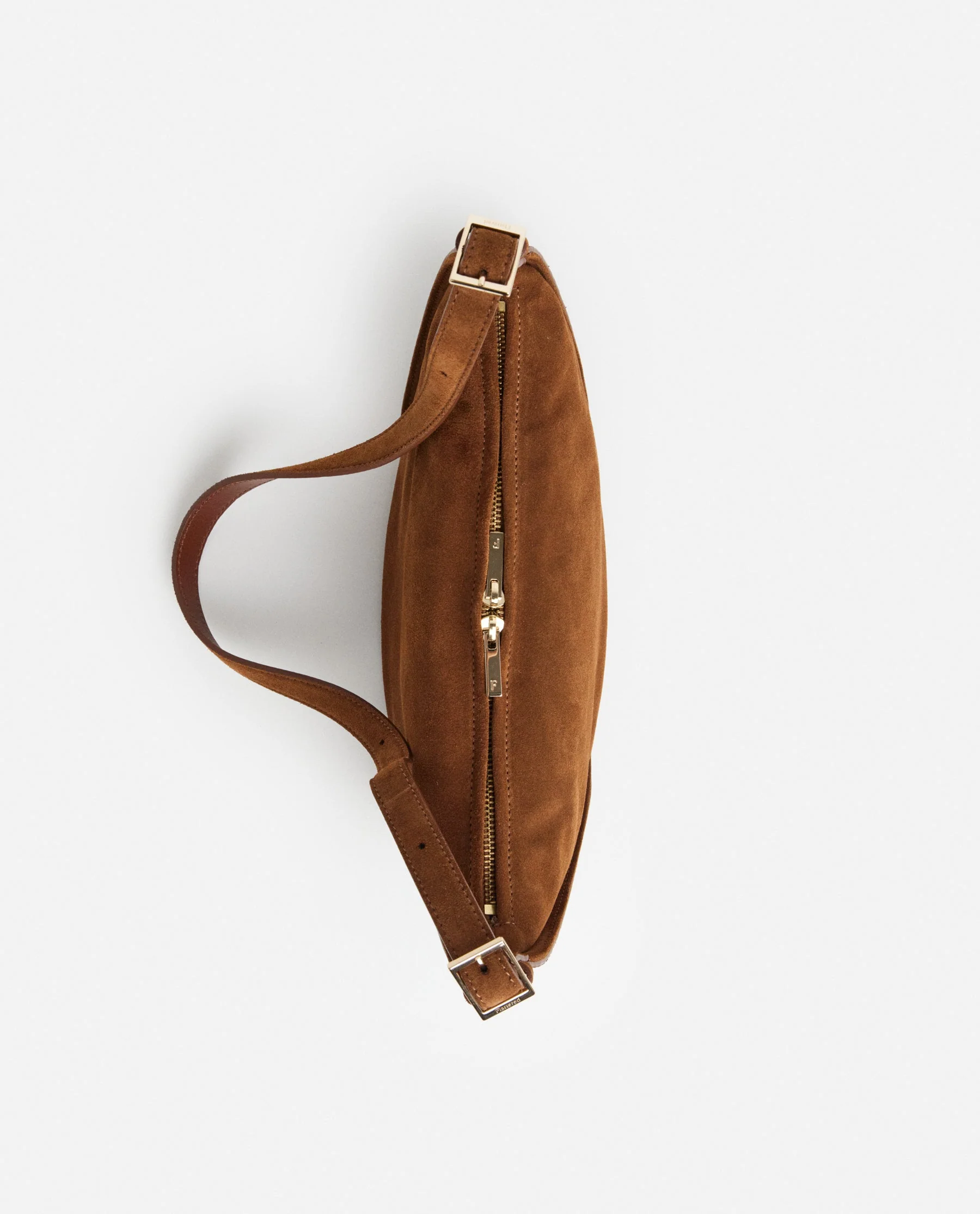 Irma Shoulder Bag Suede Bourbon - Image 5