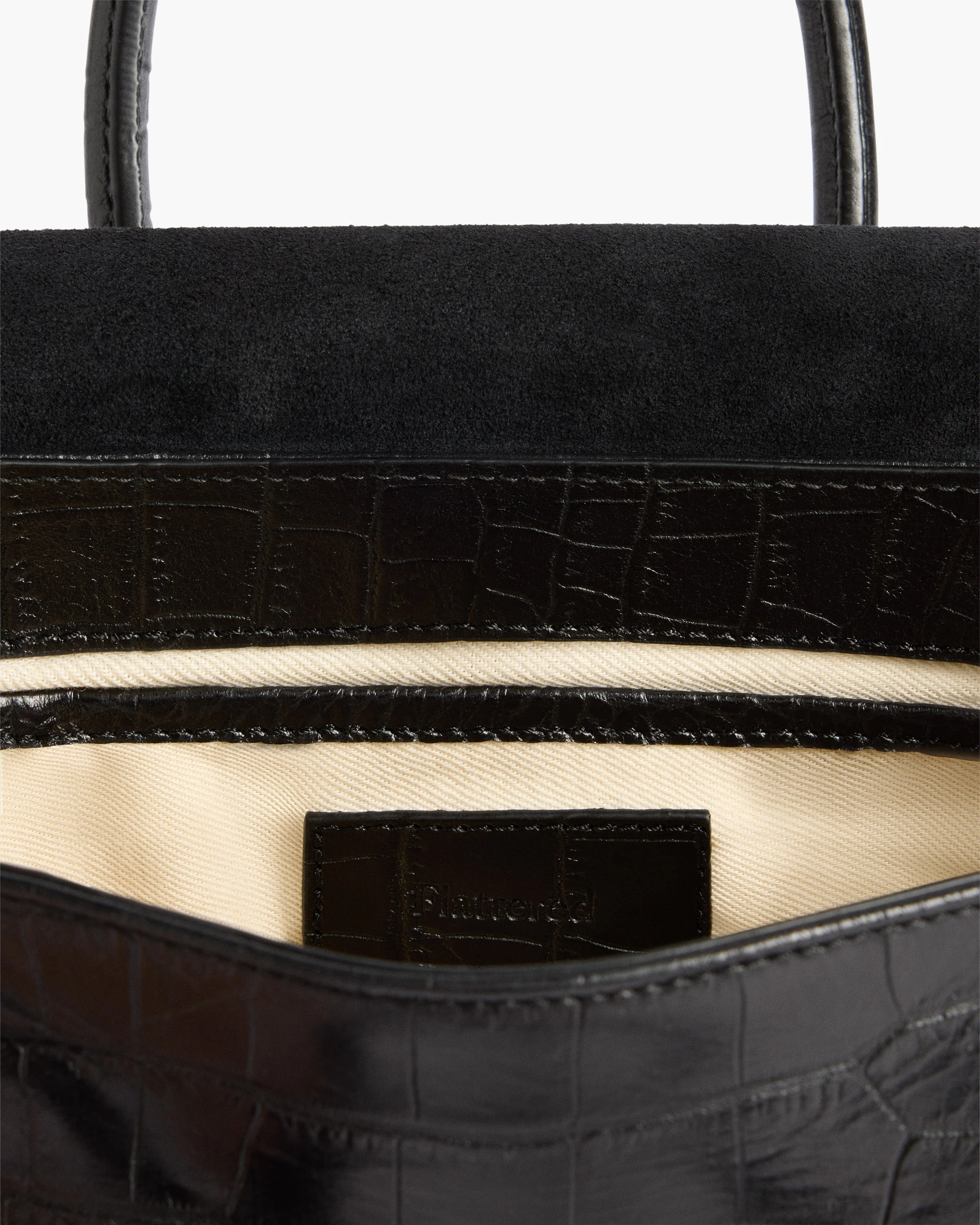 Lydia Mini Bag Leather Black Croco - Image 6