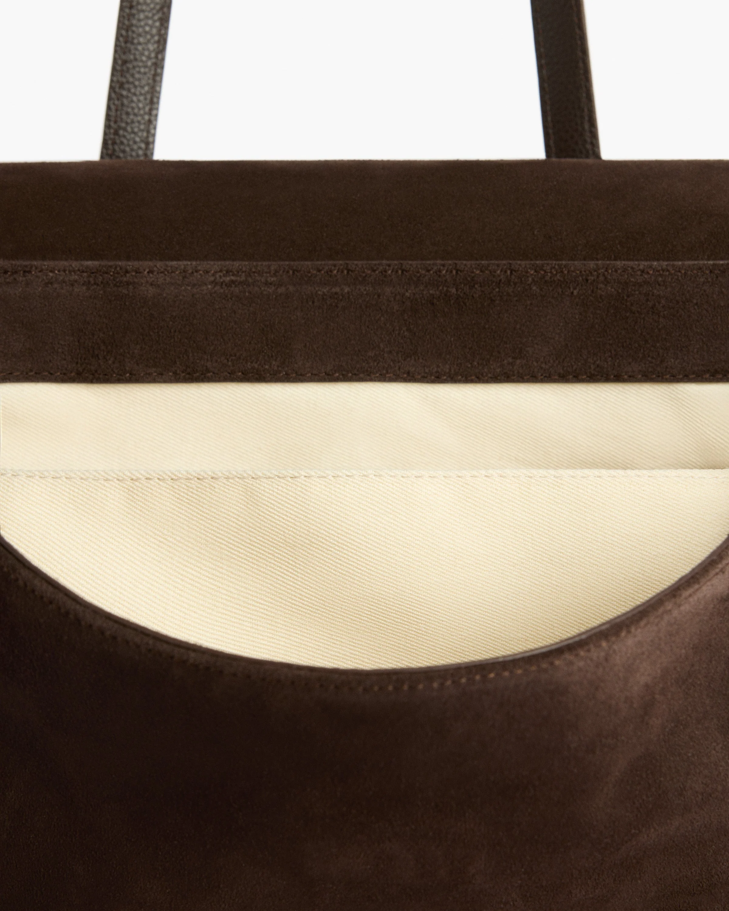 Lydia Tote Bag Suede Chocolate - Image 4