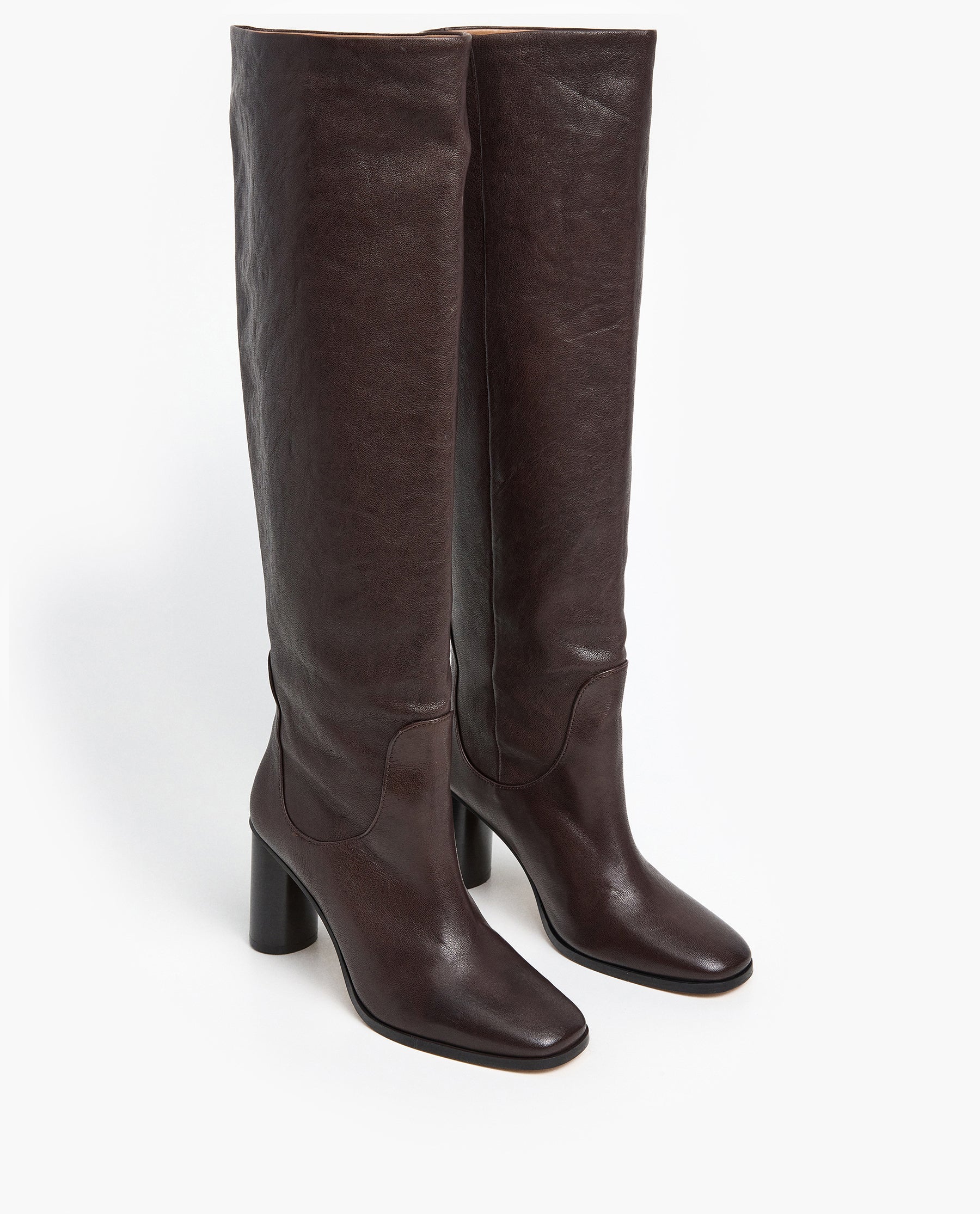 Octavia Leather Chocolate - Image 4
