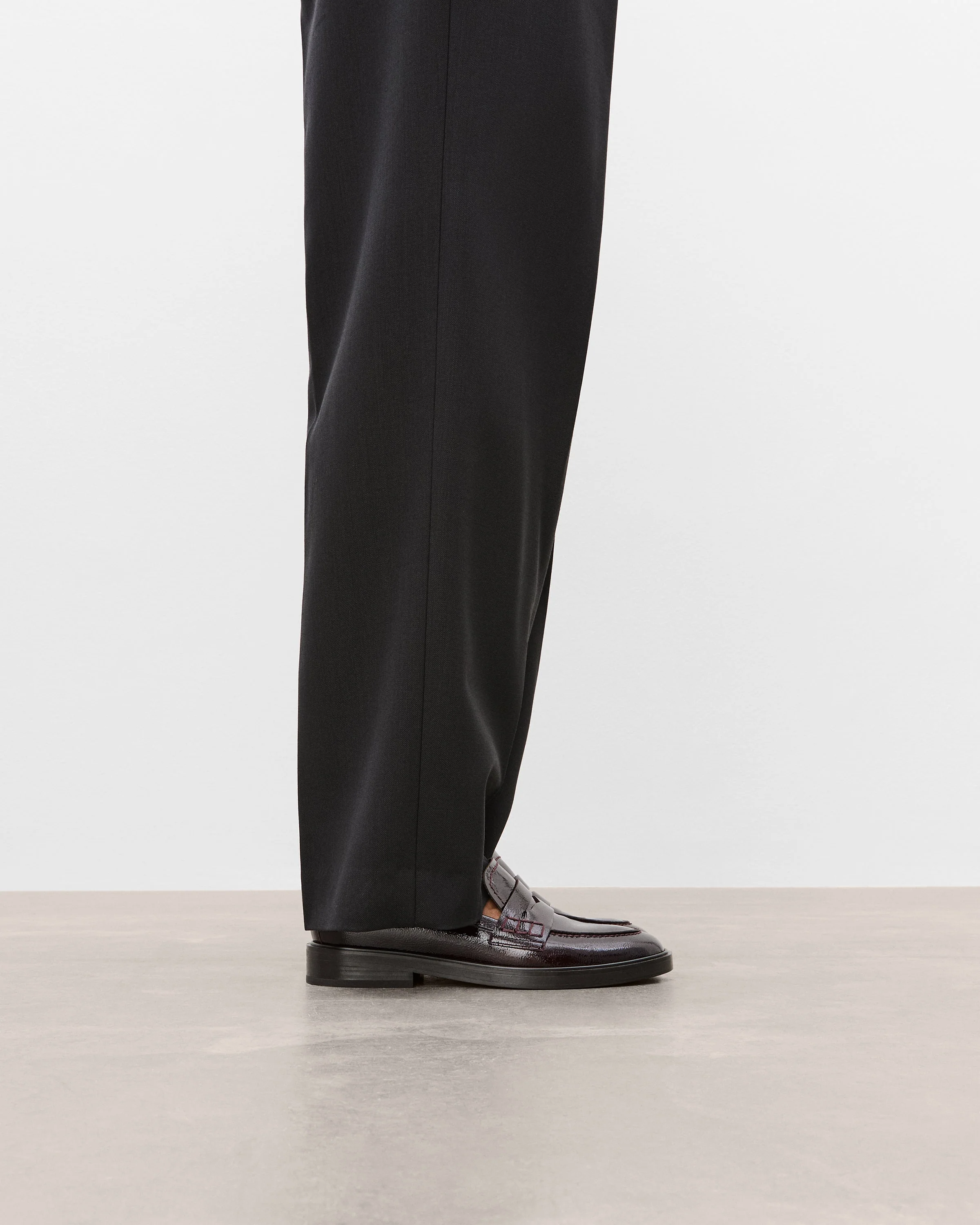 Sara Leather Patent Burgundy - Image 3