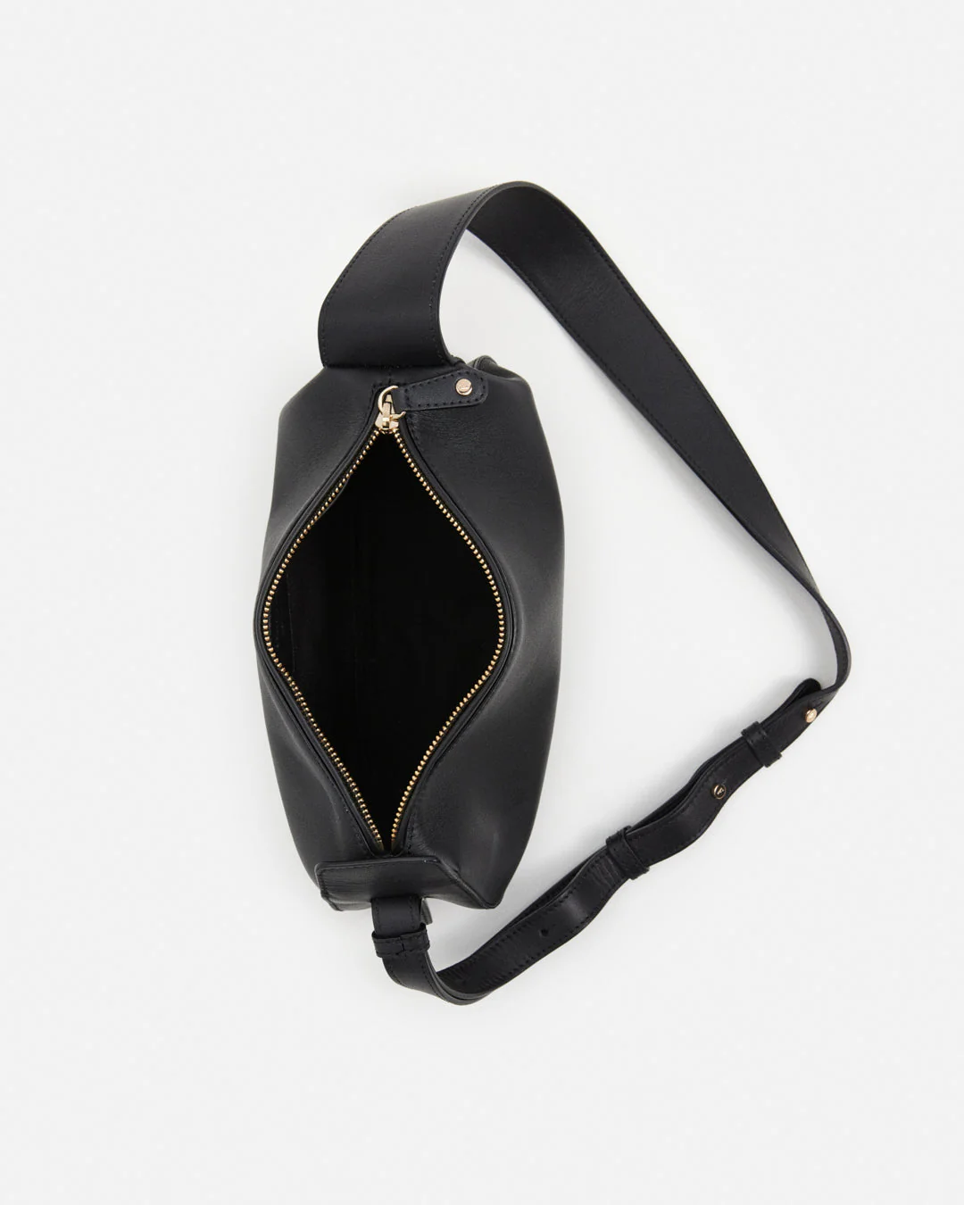 Tuna Shoulder Bag Leather Black - Image 5