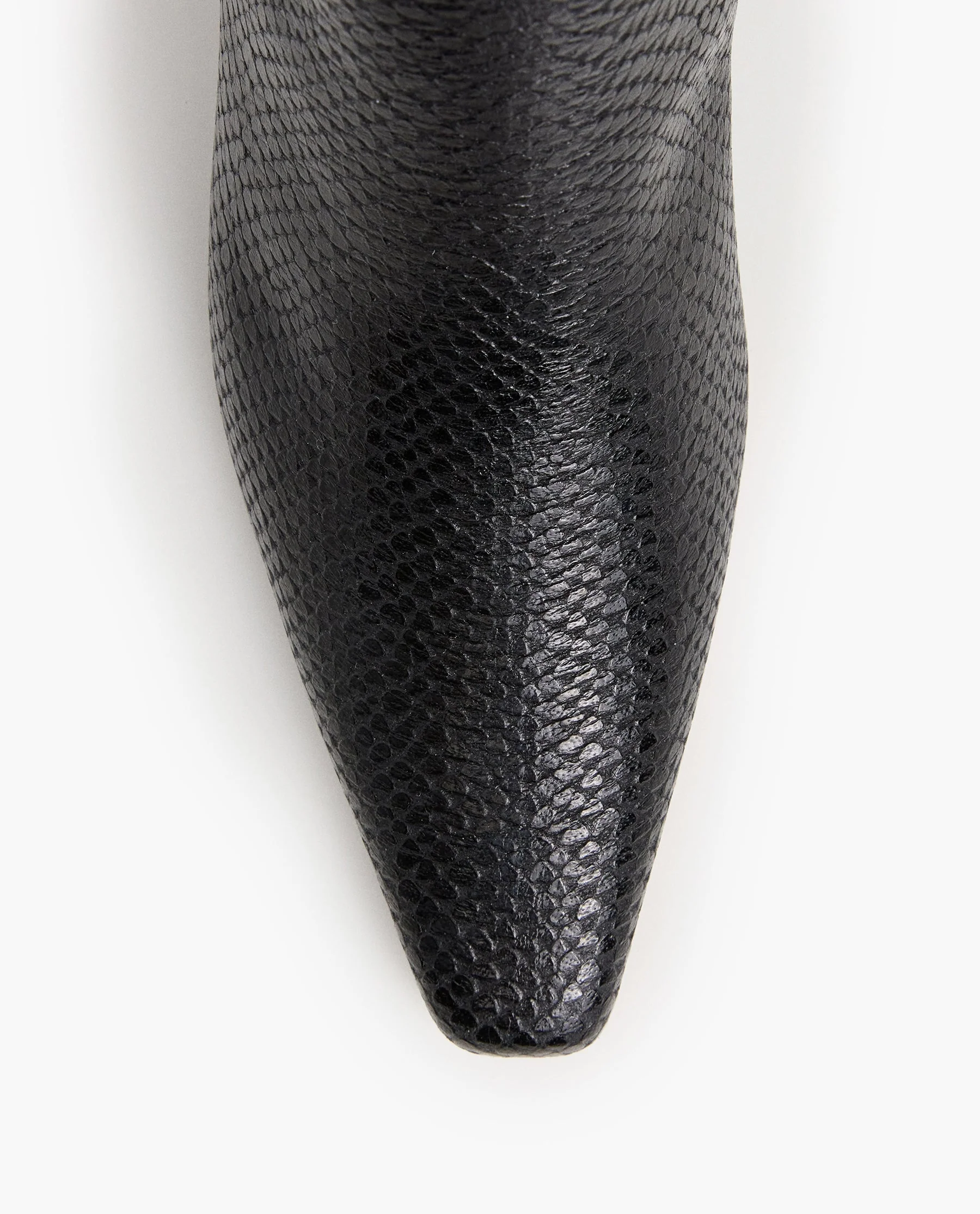 Xena Leather Black Snake Embossed - Image 7