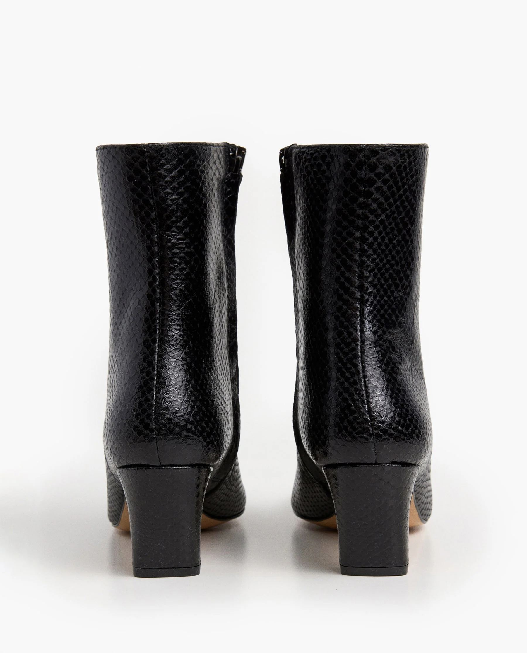 Xena Leather Black Snake Embossed - Image 8